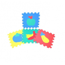WIKY Puzzle pěnové 10 ks - Ovoce, 2 druhy WIKY Puzzle pěnové 10 ks - Ovoce, 2 druhy