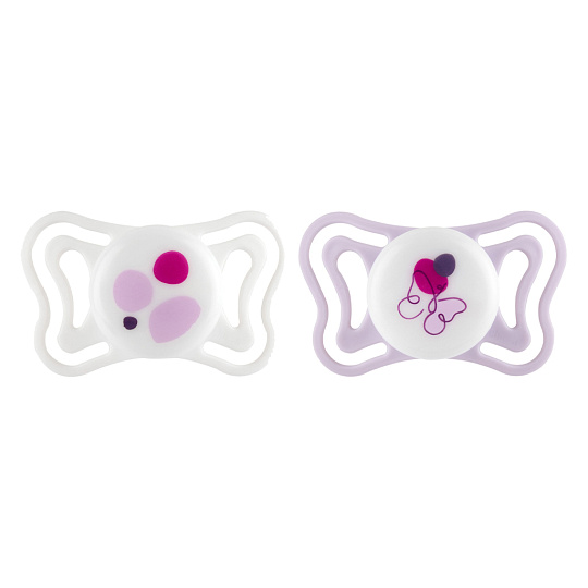 CHICCO Dudlíky Physioforma Light silikonové ortodontické růžové 2-6m, 2 ks