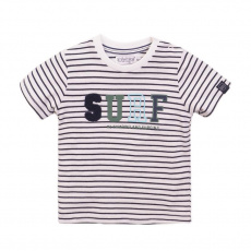 DIRKJE Tričko kr. rukáv 80 Navy+Stripe DIRKJE Tričko kr. rukáv 80 Navy+Stripe