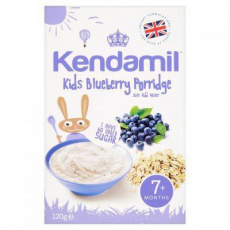 KENDAMIL Kaše mléčná borůvková 120 g KENDAMIL Kaše mléčná borůvková 120 g
