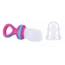 NUBY Síťka na krmení 6 m+, růžová NUBY Síťka na krmení 6 m+, růžová