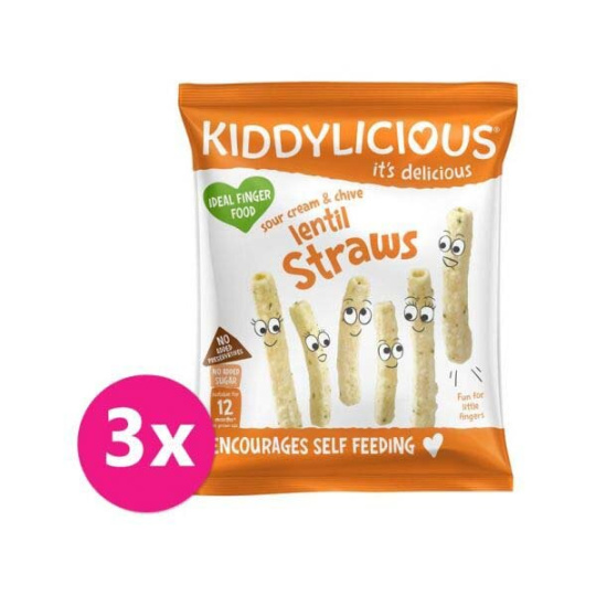 6x KIDDYLICIOUS Tyčinky čočkové