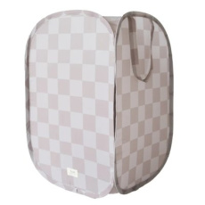 3 SPROUTS Skládací úložný koš Recycled Checkerboard Beige 3 SPROUTS Skládací úložný koš Recycled Checkerboard Beige