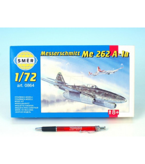 Model Messerschmitt Me 262A 1:72 14,7x17,4cm v krabici 25x14,5x4,5cm Model Messerschmitt Me 262A 1:72 14,7x17,4cm v krabici 25x14,5x4,5cm