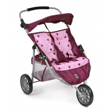 Bayer Chic Jogger pro 2 panenky vedle sebe Bayer Chic Jogger pro 2 panenky vedle sebe