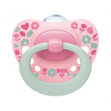 NUK Dudlík Signature 6-18m box sv.růžový NUK Dudlík Signature 6-18m box sv.růžový