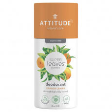 ATTITUDE Deodorant přírodní tuhý Super leaves - pomerančové listy 85 g