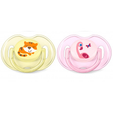 Philips AVENT Šidítko Safari 0-6m dívka, 2 ks Philips AVENT Šidítko Safari 0-6m dívka, 2 ks