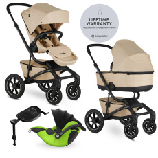 EASYWALKER Kočárek kombinovaný Jimmey 2v1 Sand Taupe LITE AIR + KIDDY Evoluna i-size 2 + základna EASYWALKER Kočárek kombinovaný Jimmey 2v1 Sand Taupe LITE AIR + KIDDY Evoluna i-size 2 + základna