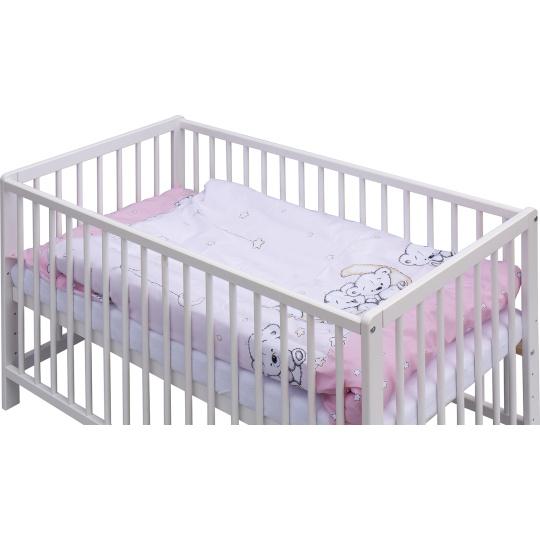 Scarlett Dětská postýlka s kompletní výbavou Scarlett Toro 120 x 60 cm - růžová Scarlett Dětská postýlka s kompletní výbavou Scarlett Toro 120 x 60 cm - růžová