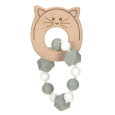 Lässig BABIES Teether Bracelet Wood/Silicone Little Chums
