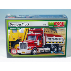 Stavebnice Monti System MS 44 Dumper Truck Western star 1:48 v krabici 22x15x6cm
