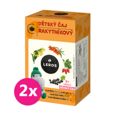 2x LEROS Čaj dětský Rakytníkový 20x2g 2x LEROS Čaj dětský Rakytníkový 20x2g
