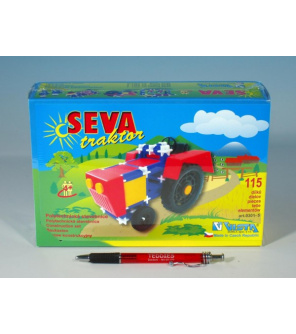 Stavebnice SEVA KLASIK Nejmenší plast 115ks v krabici 31,5x16,5x7,5cm Stavebnice SEVA KLASIK Nejmenší plast 115ks v krabici 31,5x16,5x7,5cm