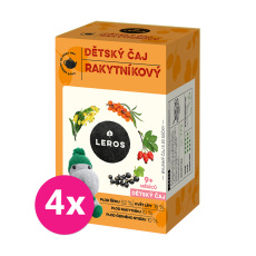 4x LEROS Čaj dětský Rakytníkový 20x2g 4x LEROS Čaj dětský Rakytníkový 20x2g