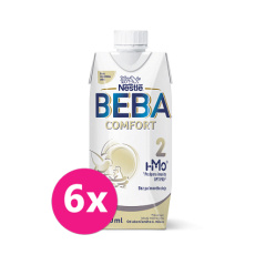 6x BEBA COMFORT HM-O 2 Mléko pokračovací tekuté, 500 ml