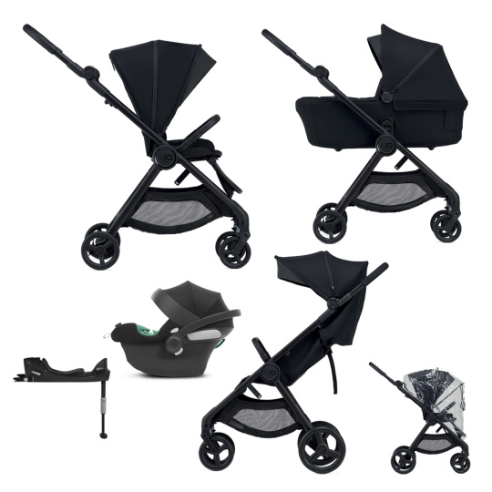 ANEX SET Kočárek kombinovaný IQ Nyx basic + CYBEX Aton B2 i-Size + základna