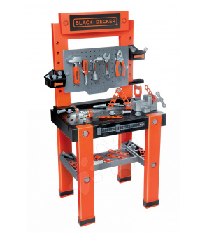 SMOBY SM360700 Black&Decker dětská pracovní dílna se 79 doplňky SMOBY SM360700 Black&Decker dětská pracovní dílna se 79 doplňky