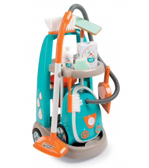 Smoby Vacuum Cleaner Úklidový vozík pro děti Smoby Vacuum Cleaner Úklidový vozík pro děti