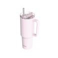 Nerezový termohrnek s brčkem Stream Light Pink 1200 ml