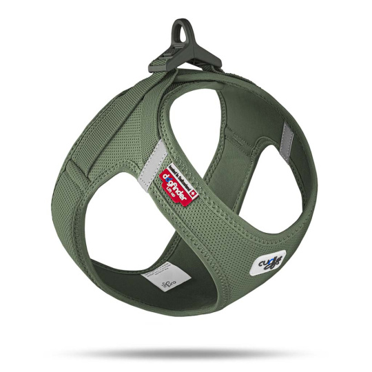 CURLI Postroj pro psy se sponou Air-Mesh Moss S, 4-7 kg