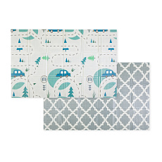 PETITE&MARS Podložka na hraní skládací Campy L 130x200cm Cars&Arabesca