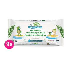 9x MY HAPPY PLANET 100% BIO odbouratelné vlhčené ubrousky 60 ks 9x MY HAPPY PLANET 100% BIO odbouratelné vlhčené ubrousky 60 ks