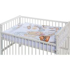 Scarlett Dětská postýlka s kompletní výbavou Scarlett 120 x 60 cm - Subra