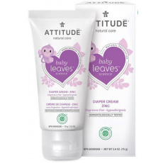 ATTITUDE Zinkový krém na opruzeniny Baby leaves bez vůně 75 ml ATTITUDE Zinkový krém na opruzeniny Baby leaves bez vůně 75 ml