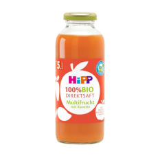 HiPP 100 % Bio Juice Ovocná šťáva s karotkou 330ml