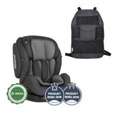 PETITE&MARS Autosedačka Prime II (9-36 kg) - Isofix Grey + organizér na sedadlo Order PETITE&MARS Autosedačka Prime II (9-36 kg) - Isofix Grey + organizér na sedadlo Order