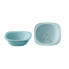 NIP NATURE line miska, 4m+, 2ks, blue