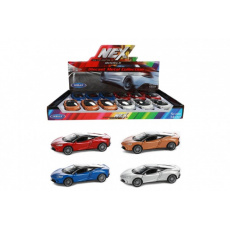 Auto Welly Mclaren GT kov/plast 11cm na zpětné natažení 4 barvy 12 ks v boxu Auto Welly Mclaren GT kov/plast 11cm na zpětné natažení 4 barvy 12 ks v boxu