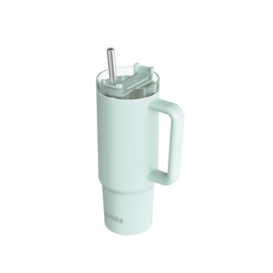 Nerezový termohrnek s brčkem Stream Turquoise 950 ml