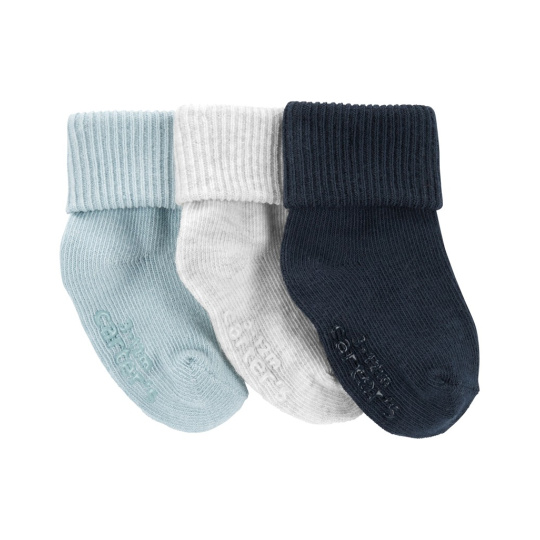CARTER'S Ponožky Blue kluk LBB 3ks 12-24m  DOPRODEJ