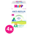 4x HiPP Anti-Reflux Speciální kojenecká výživa od narození 600 g