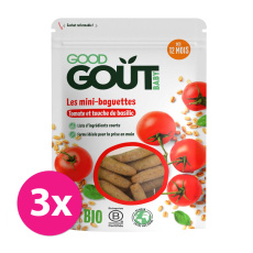 GOOD GOUT Mini bagetky s rajčátky 3x70 g