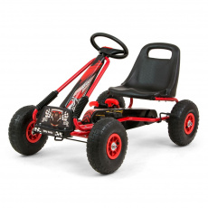 Dětská šlapací motokára Go-kart Milly Mally Thor červená Dětská šlapací motokára Go-kart Milly Mally Thor červená