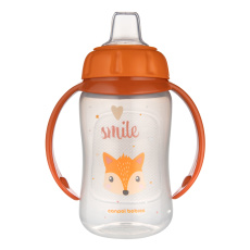 CANPOL BABIES Hrneček tréningový s úchyty Cute Animals oranžová liška, 320ml CANPOL BABIES Hrneček tréningový s úchyty Cute Animals oranžová liška, 320ml