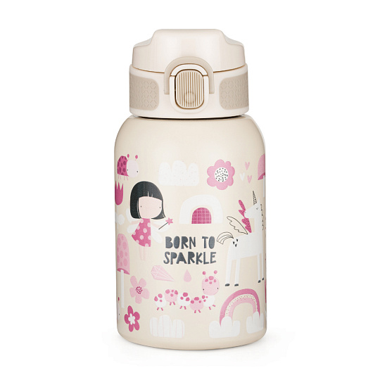 PETITE&MARS Láhev nerezová termo se slámkou 350 ml Twinkling Fairy 12m+ PETITE&MARS Láhev nerezová termo se slámkou 350 ml Twinkling Fairy 12m+