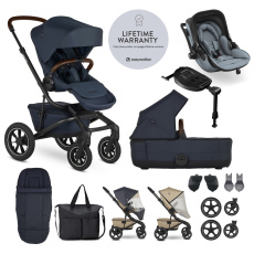 EASYWALKER Set XXL kočárek Jimmey Air Indigo Blue + KIDDY Evoluna i-size 2