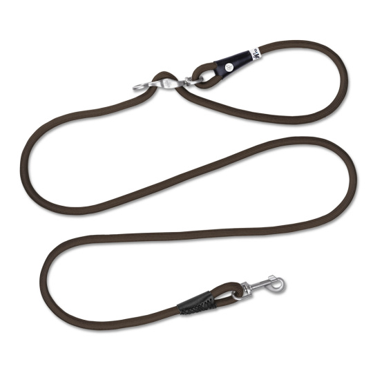 CURLI Vodítko pro psy Vario Comfort Brown S