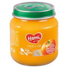 HAMI Dýně s rýží (125 g) - zeleninový příkrm HAMI Dýně s rýží (125 g) - zeleninový příkrm