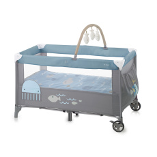 JANÉ Postýlka cestovní Two Levels Toys Lazuli Blue JANÉ Postýlka cestovní Two Levels Toys Lazuli Blue