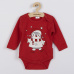 Kojenecké body s dlouhým rukávem New Baby Winter Penguin