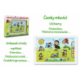 Mravenečkův tablet plast 30x20x2cm na baterie se zvukem v krabici 38x28x4,5cm