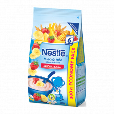 NESTLÉ Kaše mléčná jahoda-banán 300 g NESTLÉ Kaše mléčná jahoda-banán 300 g