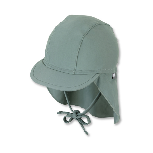 STERNTALER Kšiltovka do vody s ochranou krku na zavazování zelená uni- 45 cm 6-9 m