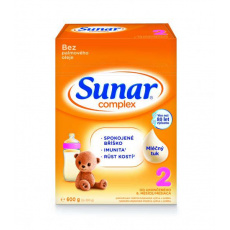 SUNAR Complex 2 Mléko pokračovací 600 g