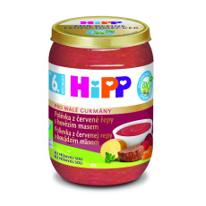 HiPP BIO Polévka z červené řepy s hovězím masem od 6. měsíce, 190 g